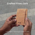 Cork Wallet made of Portugal Bread Vein Cork - Unique Slim Wallet & Card Case for Men and Women - Tan